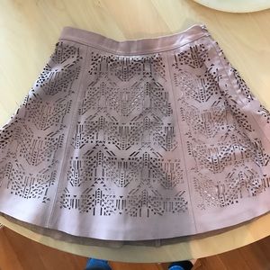 Parker Pink Laser Cut Skirt Size 2